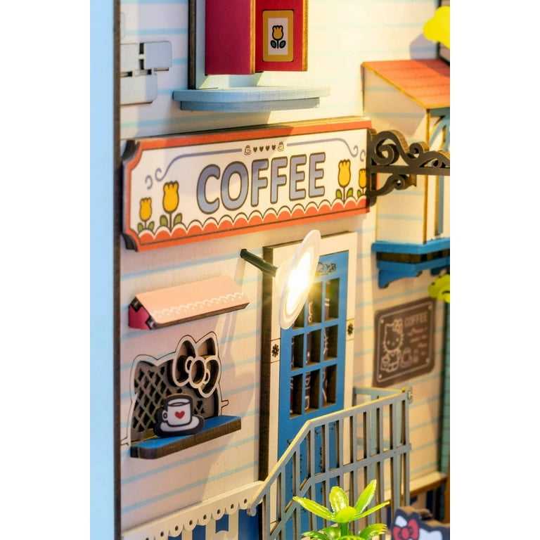 DIY 3D Book Nook Kit - Hello Kitty: Town Square 169pcs - Walmart.com