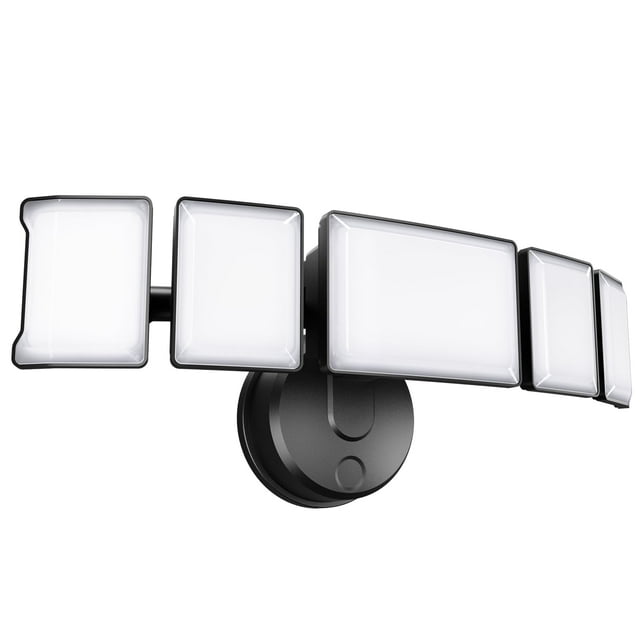 Lámpara de seguridad LED Olafus de 100 W para exteriores, controlada por interruptor, 10000 lúmenes,