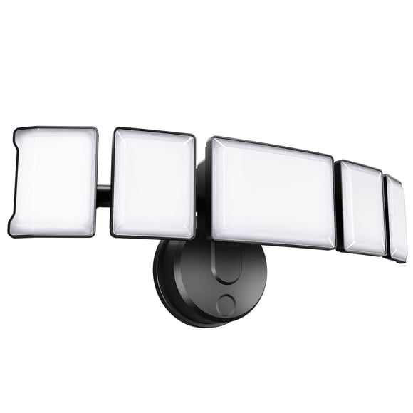 Lámpara de seguridad LED Olafus de 100 W para exteriores, controlada por interruptor, 10000 lúmenes,