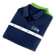 thumbnail image 6 of Men's Fanatics College Navy/Neon Green Seattle Seahawks Home and Away 2-Pack Polo Set, 6 of 6