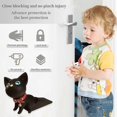 thumbnail image 2 of (Black Cat) Doorstop Animal Interesting Door Wedge Deco Door Stopper Plastic Wedges Non-Slip Rubber Protects Doors, Walls and Hands, 2 of 5
