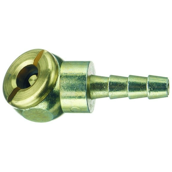 Plews & Edelmann Combination Air Chuck with 1/4" ID Hose Barb - 1/4"