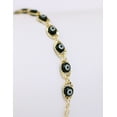thumbnail image 4 of Pulsera Oro laminado Ojo Turco Negro Moon, 4 of 5