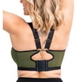 thumbnail image 3 of Curvy Kate Everymove Underwire Sports Bra (CK043113),32J,Jungle Green/Black, 3 of 9