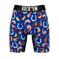 thumbnail image 2 of Men's Rock Em Socks  Royal Indianapolis Colts Shrimp Cocktail Boxer Briefs, 2 of 4