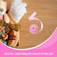 thumbnail image 3 of UPGRATOR Rosa Para Fiestas De Baby Shower Decorativa De Poliéster Para Manualidades Y Envoltura, 3 of 7