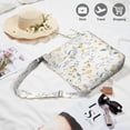 thumbnail image 2 of Artistic Floral Butterfly Canvas Tote – Colorful Bee and Flower Design for Spring, 2 of 5