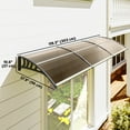 thumbnail image 3 of Outsunny Window Awning Door Canopy Front Door Outdoor Patio Cover, 3 of 10
