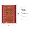 thumbnail image 2 of Manjushri Namasangiti - Four-Armed Bodhisattva - Buddhist Tantric Deity - Vintage Tibetan Thangka Buddhist Painting - Tibet, 19th Century - Master Art Print (Unframed) 9in x 12in, 2 of 4