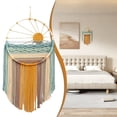 thumbnail image 3 of 1 Pcs Macrame Wall Hanging, Boho Macrame Wall Decor, Sun Wall Art Dream Catcher Hand Woven Wall Art Boho Colorful Sun Tapestry for Bedroom Living Room Nursery Office Backdrop, 3 of 9