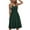 Army Green, variant on LEAVINGSUO Sleeveless Dresses for Women Casual Summer Women Fashion Summer Seaside Sling Sleeveless V-Neck Color Casual Dress