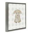 thumbnail image 4 of Stupell Industries Nursery Lamb on Dots Animals Painting Gray Floater Framed Canvas Art Print Wall Art, 25 x 25, 4 of 10