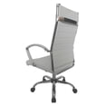 thumbnail image 6 of Furniture of America Damse Faux Leather Large Adjustable Office Chair in White, 6 of 9