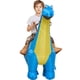 thumbnail image 4 of Disfraz inflable de dinosaurio One Casa Diplodocus T Rex para niños, 4 of 6