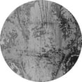 thumbnail image 1 of Ahgly Company Indoor Round Oriental Gray Industrial Area Rugs, 4' Round, 1 of 4