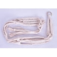 thumbnail image 3 of 2PCS Macrame Plant Hanger Indoor Outdoor Hand Knit Hanging Planter Basket Net Cotton Rope with Beads, 3 of 5