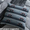 thumbnail image 2 of jejeloiu Police Car Fabric by the Yard 2 Yards,Transportation Car Room Decor Fabric by the Yard,Western Modern City Fabric for Sewing For Child,Ultra Soft Home Decor, 2 of 6