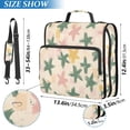 thumbnail image 2 of FORMRS Zipper Binder with Shoulder Strap 2-inch Ring 500 Sheet Capacity File Bag, Pastel Pink Stars, 2 of 5