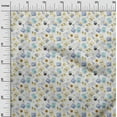 thumbnail image 3 of oneOone Cotton Flex Yellow Fabric Travel Sewing Material Print Fabric By The Yard 40 Inch Wide, 3 of 4