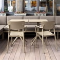 thumbnail image 2 of Compamia Fauteuil de Salle à Manger Intérieur Extérieur avec Accoudoirs, Taupe, 2 of 7