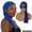 Blue, variant on Hairweave Sleeve for Locs, Lightweight & Breathable Drawstring Cap for Braids, Dreadlocks, Wig Styling & Protective Hair Care
