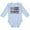 AE-Light Blue, variant on Inktastic Aplastic Anemia Awareness Red and White Ribbons and Flag Boys or Girls Long Sleeve Baby Bodysuit