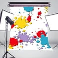 thumbnail image 3 of ABPHOTO Polyester 5x7ft Lovely Colorful Clipart Pattern Photography Backdrop Abstract Art Background Kids Photo Studio Backdrop Wall, 3 of 5