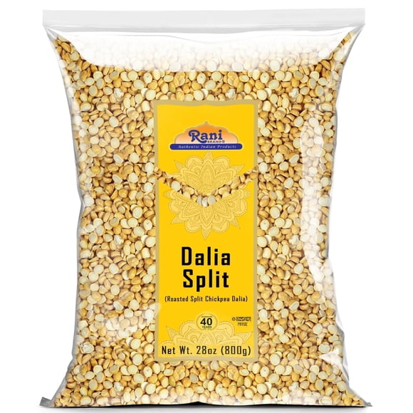 Rani Dalia Cassée (Dalia de Pois Chiches Cassés Rôtis) 800 g (28 Oz) - Entièrement Naturel / Végétalien / Casher / Origine Indienne