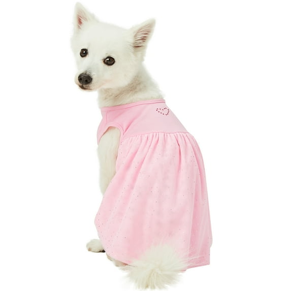Blueberry Pet My Little Princess Dog Tulle Dress in Lovely Pink Size:10"