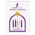 thumbnail image 4 of Mega Candles 5 pcs Unscented Christmas Advent Taper Candle, Hand Poured Wax Candles 5 Inch x 3/4 Inch, Holidays, Church, Devotional, Celebration, Party & More, 4 of 4