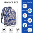 thumbnail image 6 of Paisley Print Gift Backpack - Durable School Bookbag for College Students, Waterproof Laptop Backpack with Spacious Pockets, Fashionable Paisley Design for Women & Men, 6 of 6