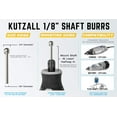 thumbnail image 3 of Fresa rotativa Kutzall Extreme Sphere SX-14-EC para Dremel 1/8, 3 of 7