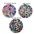thumbnail image 3 of Lote de 600 cuentas de semillas luminosas esmeriladas de 3mm, cuentas espaciadoras sueltas para collar, pulsera, pendientes, accesorios para hacer joyas, 3 of 4