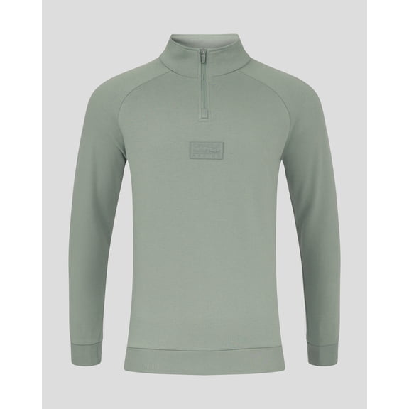 Red Bull Racing F1 1/4 Zip Capsule Sweatshirt - Iceberg Green