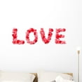 thumbnail image 1 of Floral Collage Love Wall Decal Wallmonkeys Peel and Stick Vinyl Graphic (36 in W x 20 in H) WM502651, 1 of 4