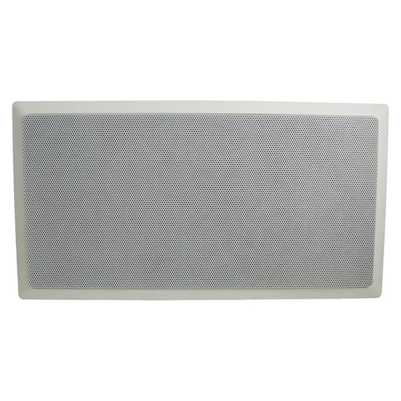 white 2-way 6.5" inch 100 watt 100w 6 ohms in-wall center channel speaker 6-1/2"