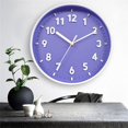 thumbnail image 2 of Modern Simple Wall Candy Color Clock Mute Living Room Clock Wall Mounted Clock For Home New Wall Clock Home Decoration Tools, 2 of 5