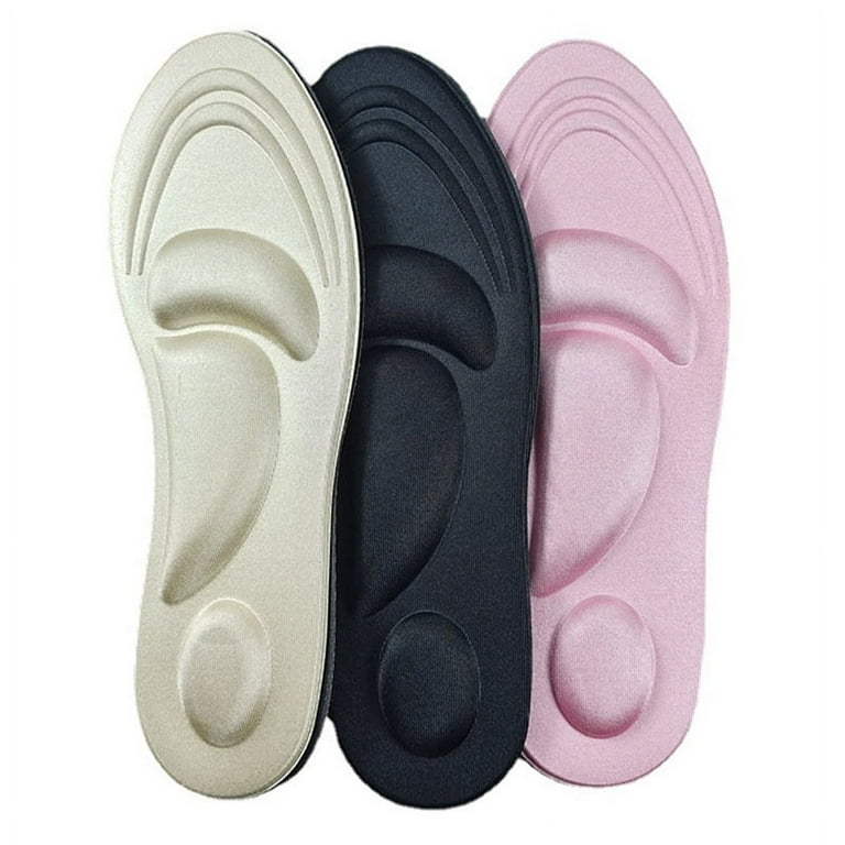 4D Memory Foam Shoes Insole Breathable Pain Massage Fasciitis Insoles Feet Arch Walmart