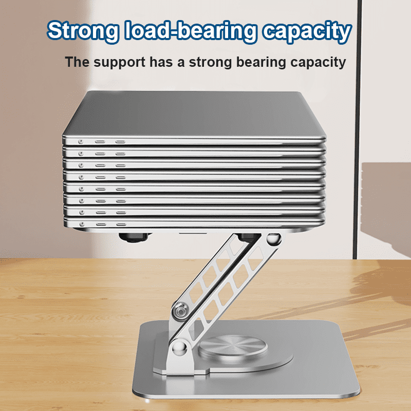 Gyugmhao Laptop Cooling Stand with Fan and 360 ° Rotating Base, Adjustable Height, for Desk Gaming/Office Movie Watching and Screen Sharing, Portable Computer Notebook Stand Compatible Up to 17 Inch