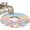Multicolor, variant on Easter Round Area Rug 3Ft Washable Small Circle Rugs for Kitchen Entryway, Country Spring Rabbit Feet Eggs Botanical Flowers Non-Slip Carpet Floor Mats Indoor Outdoor Carpet Runner Home Decor