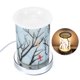 thumbnail image 3 of Máquina De Aromaterapia Purificador De Aire Calentador De Velas Calentamiento Rápido Lámpara De Aroma Eléctrica Con Patrón Exquisito Para Spa Yoga Gimnasio Oficina Decoración Del Hogar Scienceny HA027993-01, 3 of 7