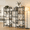 Black-4 Tier＆3 Row, variant on Atilioo 5 Tier Corner Bookshelf, 65 inch L Shaped Bookcase with 10 Open Tall Display Shelves & Hooks, Wood Book Shelf Storage for Living Room Home Office, Brown