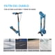 thumbnail image 3 of Scooter Patín Del Diablo Plegable The Baby Shop de 3 llantas y altura ajustable Azul -, 3 of 7