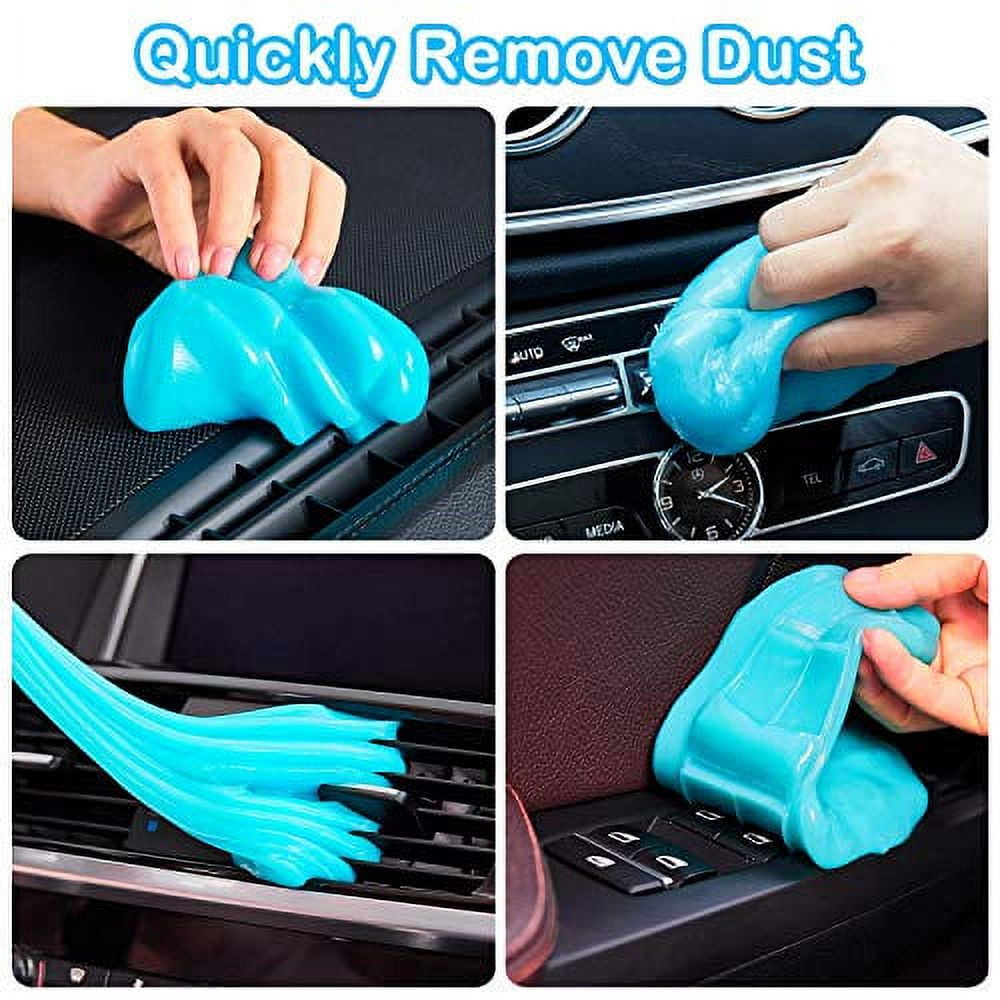 Kewucn Car Cleaning Gel, Auto Detailing Slime Cleaning Tools Kit, Cleaning  Putty for Dash Board Crevice & Air Vent Dust, Universal Interior Cleaner