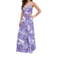thumbnail image 2 of FcBaudy Camisole Sans Manches Robe Col en V, Robes d'Été pour Femmes, Robes Sans Manches Imprimées à Bretelles Longues Robe pour Femmes, 2 of 7