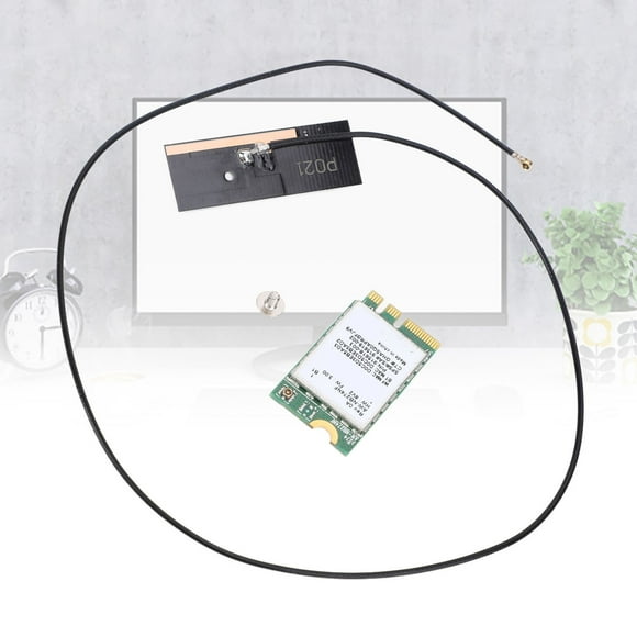 Wireless Card, WiFi Card Module Adapter with NGFF M.2 Interface for 7 8 10, 4.0, 300Mbps Stable Transmission Rate