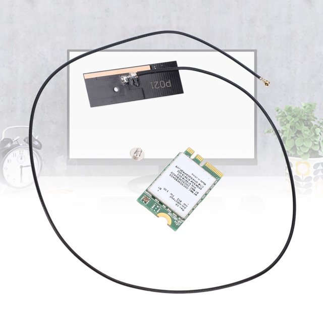 Wireless Card, WiFi Card Module Adapter with NGFF M.2 Interface for 7 8 10, 4.0, 300Mbps Stable Transmission Rate