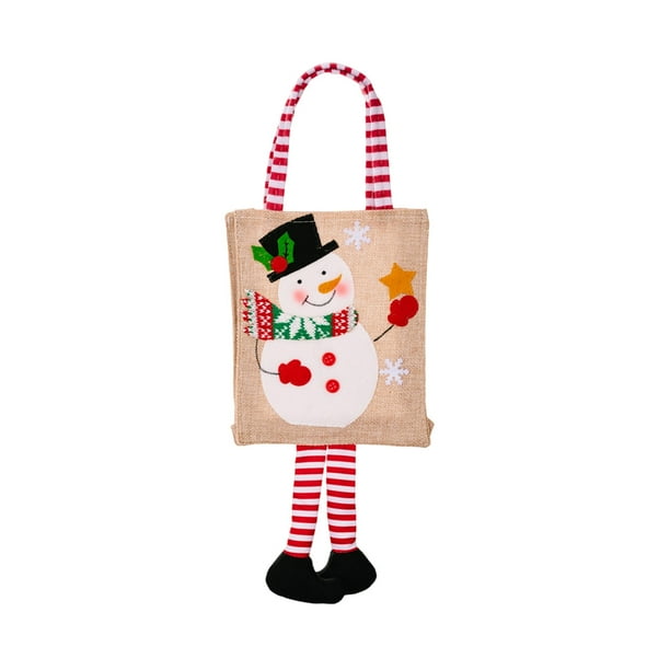 Decoraciones navideñas, adornos navideños, regalos de Navidad, bolsa de tela para regalos de Navidad