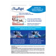 SleepRight Snore Aid – Mouthguard, FDA-Approved for Snoring, Includes Top & Bottom Trays & Case, 1 Count