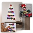 thumbnail image 4 of Hanging Christmas Tree with Lights, Wall Hanging Christmas Decoration, Tinsel Christmas Tree Wall Decor for Small Spaces, Apartment Indoor Holiday Decoration, 4 of 6